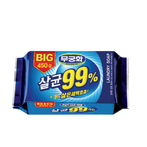 무궁화 BIG 살균 99% 비누, 450g, 21개