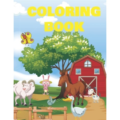 Coloring Book: 8.5 x 11 Coloring Book for kids (28 different Animals to Color) Paperback, Independently Published