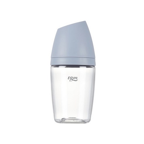 티지엠 트라이탄 쌀알 젖병 240ml (젖꼭지 포함), 240ml_코튼블루, 1개