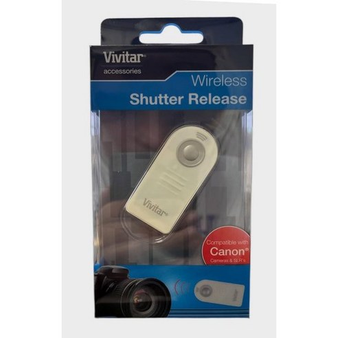 Wireless White Shutter Release Compatible with Canon EOS RP R5 R7 R8 R10 T6 T7 T100 400D 2000D D75