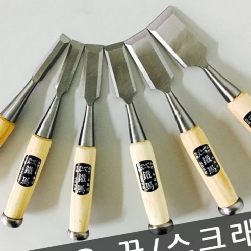 쇼프 규격25mm 목공용 WOOD 철마공업사 끌 CHISEL GW078C18, 1개, 1개