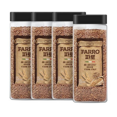 파로곡물 추천 상품내추럴박스 파로 이탈리아 고대곡물 1kg, 1kg, 4개 제품 사진