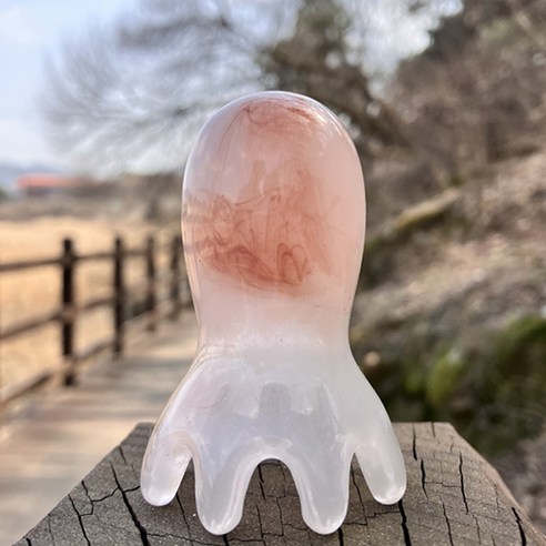 에클림 두피 괄사 승모근 머리 바디 지압 마사지, 1개 두피쿨링기