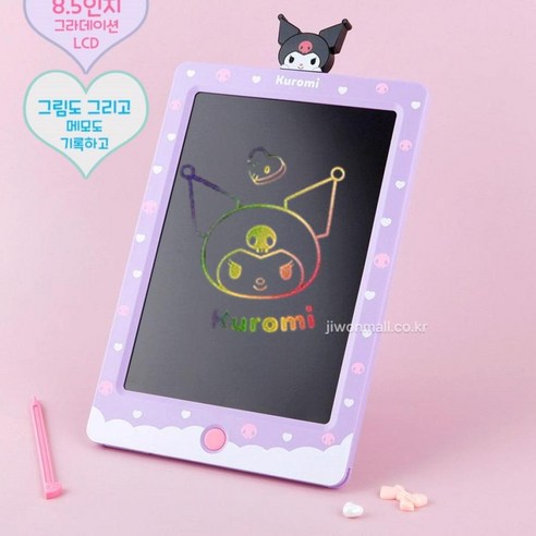 산리오 LCD 전자 노트 태블릿 드로잉패드, 쿠로미