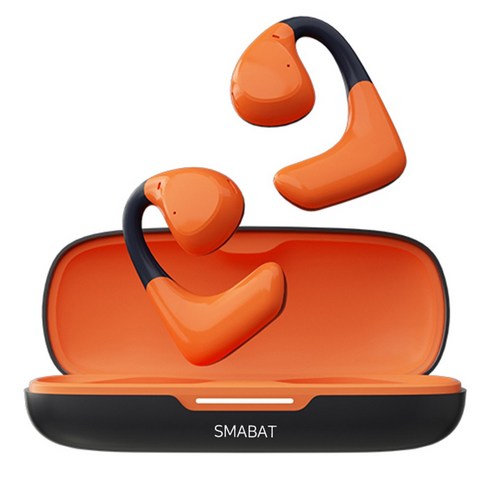 SMABAT 블루투스 무선 이어폰 OWS 오픈형 공기 전도 블루투스 이어폰 스포츠 블루투스 이어폰, 블랙