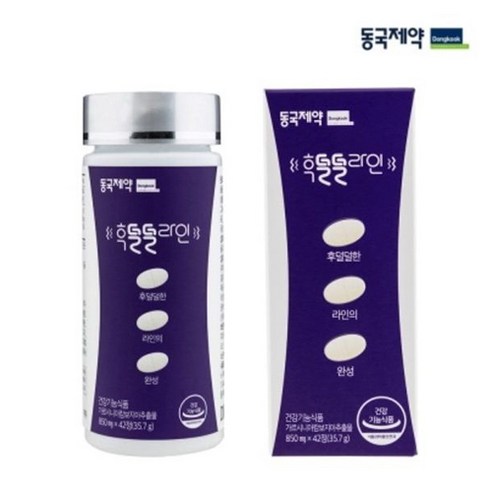 동국제약 가르시니아 1 200mg 다이어트 장건강 보조제 후덜덜라인 850mg x 42정, 후덜덜라인 1개