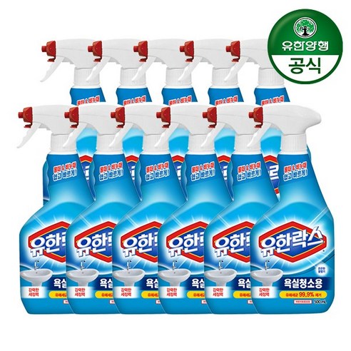 유한락스 욕실청소용 세정제, 500ml, 22개