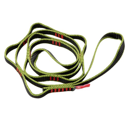 상승 요가 해먹 22KN를 위한 까만 상승 반복 데이지 사슬 W16mm L110cm, 나일론, 녹색