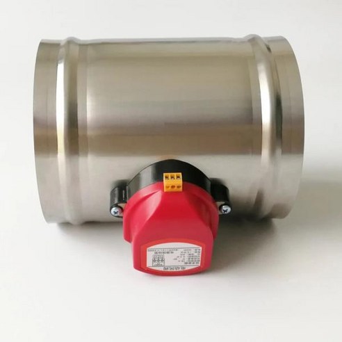 전동댐퍼 공기 댐퍼 밸브 환기 전기 덕트 HVAC 시스템용 전동 값 125mm 220V, 1개