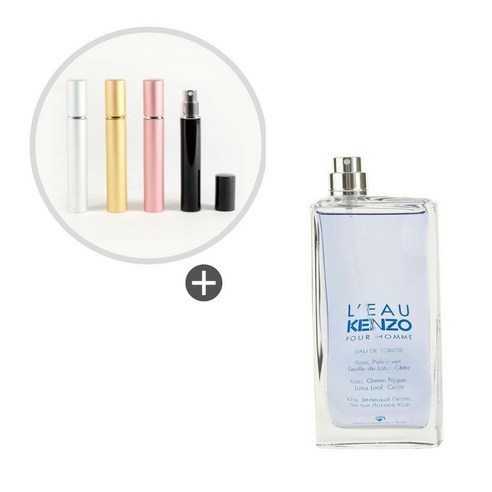 향수공병 + 로 겐조 뿌르 옴므(르빠) EDT 100ml(뚜껑없음), 1개, 100ml 겐조플라워면세점