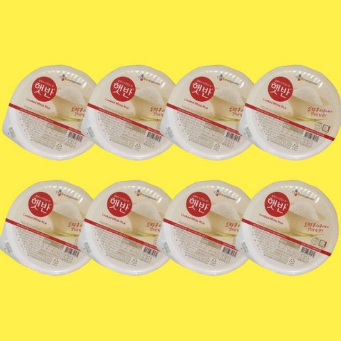 햇반 즉석밥 랜덤발송, 210g, 8개