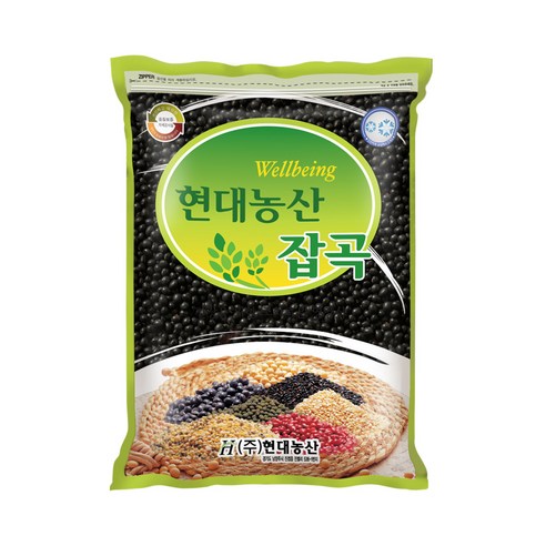 국내 생산 현대농산 쥐눈이콩 약콩 2kg, 1개 
쌀/잡곡