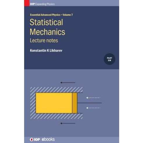 (영문도서) Statistical Mechanics: Lecture notes: Lecture notes Hardcover, Institute of Physics Publis..., English, 9780750314176