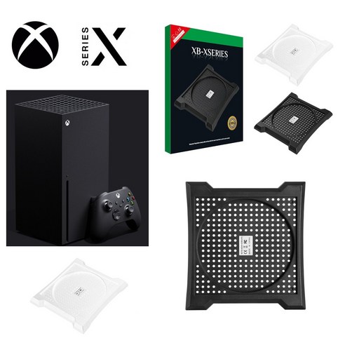 XBOX SERIES X 엑스박스 시리즈X 수직스탠드 / 받침대, XBOX SERIES X 수직스탠드-블랙