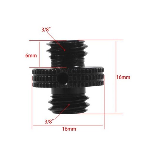 3/8 카메라 나사 수-수-암 프로젝터 고정 브래킷 어댑터 SLR 삼각대 마운트 1/4 인치, 03 3 8 M to 3 8 M