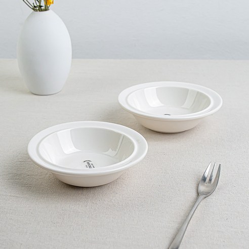 시라쿠스 메이플 홈파티 예쁜 앞접시 찬기, White, 2개