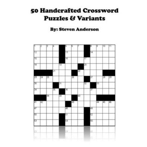 (영문도서) 50 Handcrafted Crossword Puzzles & Variants Paperback, Independently Published, English, 9798870457147