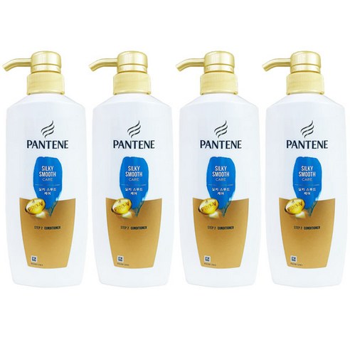 팬틴 실키 스무드 케어 컨디셔너, 500ml, 4개