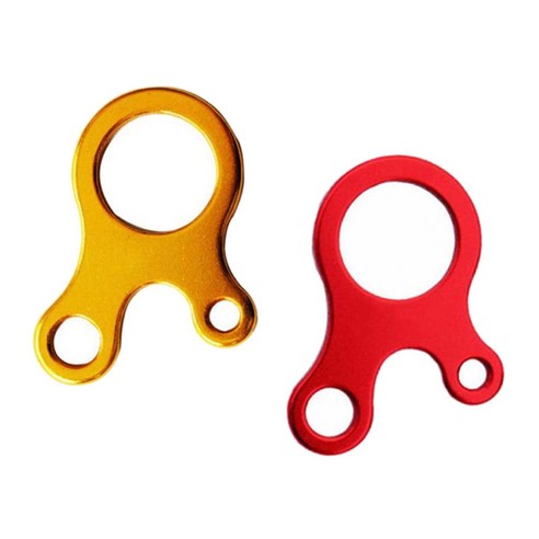2pcs 3 구멍 빠른 매듭 텐트 밧줄 패스너 바람 코드 버클 텐셔너 블루, 레드 옐로우, 알루미늄 합금