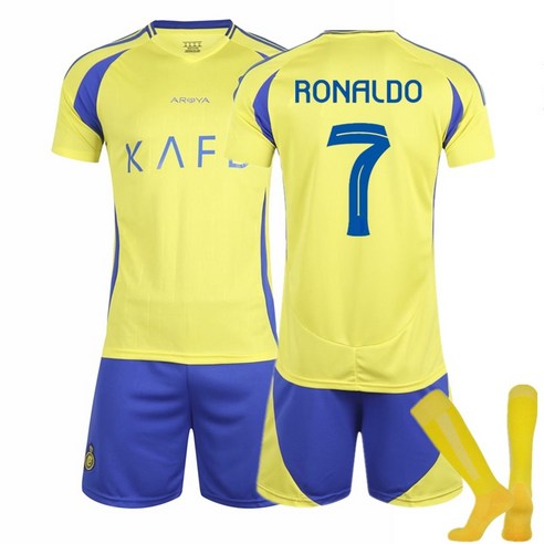 우리 아이 축구 영웅 꿈을 응원하는 완벽한 선택, 알나스르 호날두 유니폼! 알나스르유니폼