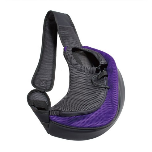 네발자국 반려동물 메쉬슬링백 (2sizes 7colors), 퍼플, 2개