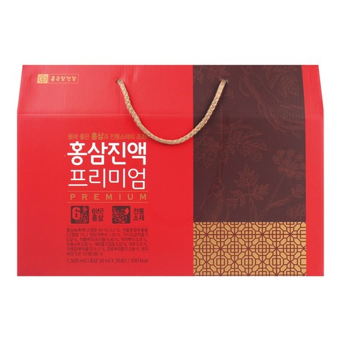 종근당 홍삼진액 프리미엄 50ml X 30포, 2개