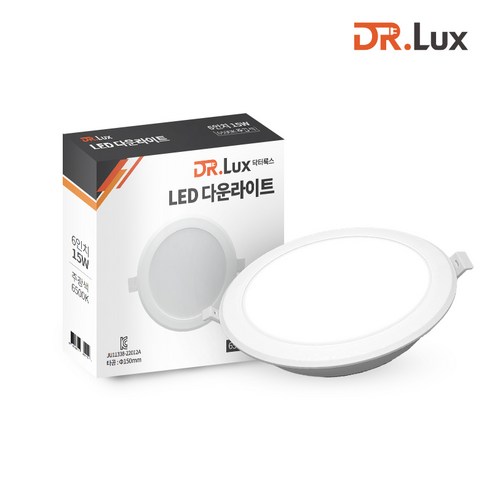 닥터룩스 LED 다운라이트 6인치 15W 방습형, 1개
