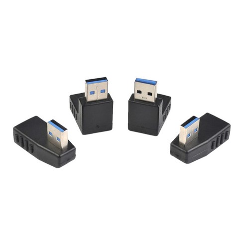 4PC USB A 남성-여성 연장 케이블, 블랙, {"사이즈":"설명"}, {"수건소재":"플라스틱"}