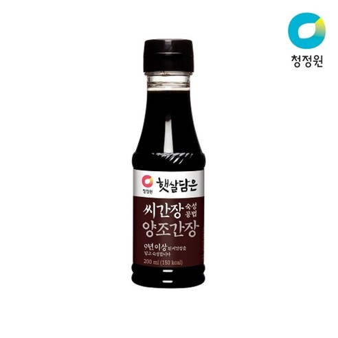 청정원 F)청정원 씨간장숙성 양조간장 200ml, 1개