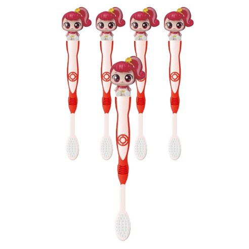 캐치티니핑 피규어 칫솔, 나나핑, 1개입, 5개