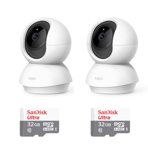1+1 총2대티피링크 Tapo TC70 200만화소 360도회전 실내무선카메라 홈CCTV 야간흑백전환, 선택1 Tapo TC70단품(2대)