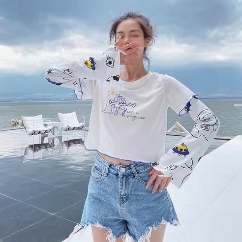 ZZJJC 큰 소매 쿨토시 자외선 차단 패션 와이드 팔 토시 라이더 런닝 아웃도어, 비행접시