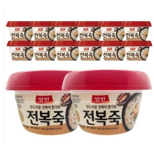 동원 양반 전복죽 287g x 24개, 2개