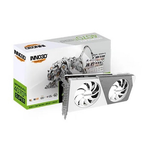 INNO3D 지포스 RTX 4070 Ti SUPER OC D6X 16GB TWIN X2 WHITE