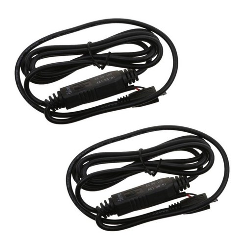 카메라 레코더 용 2Pcs 자동차 USB 오디오 케이블 커넥터 헤드폰 오디오 케이블, 1 미터, 플라스틱, 블랙