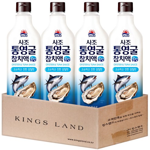 사조 통영굴 참치액900g, 900g, 4개