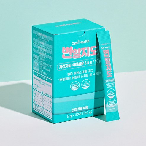 옵티헬스 차전자피 식이섬유 변할지도 30p, 150g, 1개