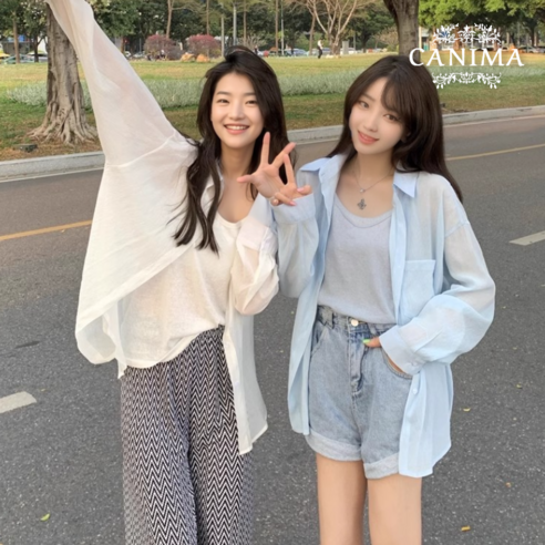 편안함과 세련됨을 겸비한 까니마 여성 빅사이즈 셔츠