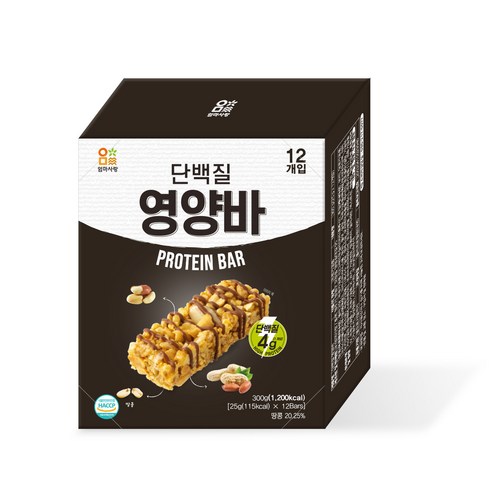 엄마사랑 단백질 영양바, 300g, 1세트
