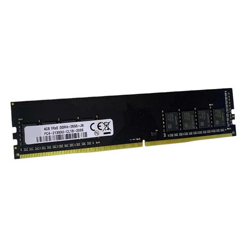Youmine DDR4 4GB 메모리 램 2666Mhz PC4-21300 1.2V 284PIN DIMM 인텔 AMD 데스크탑 메모리용 듀얼 채널 지원, 검은 색