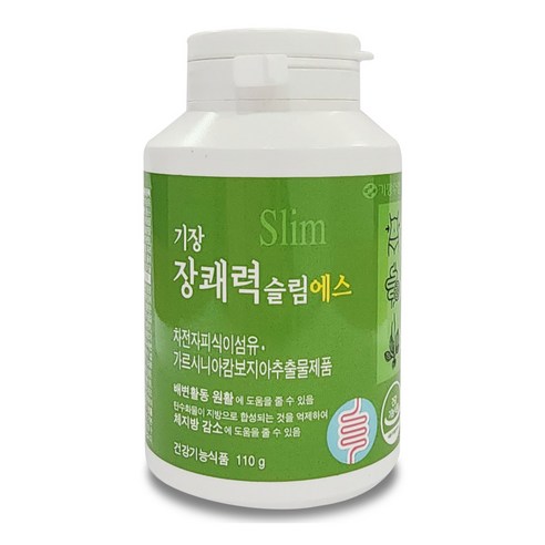 기장 장쾌력 슬림에스 쾌변 다이어트 차전자피 효소 식이섬유, 1개, 110g