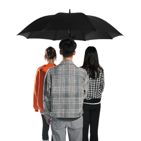 폭풍 속에서도 굳건히 견디는 어리플 튼튼한 장우산