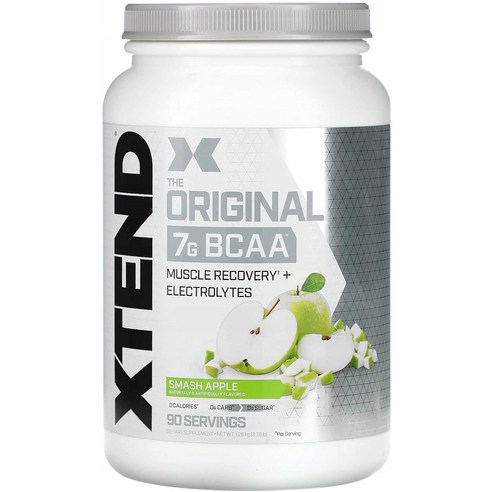 싸이베이션 Scivation 엑스텐드 Xtend BCAA 90서빙 사과맛 새버전, 1.3kg, 1개 헬스보충식품