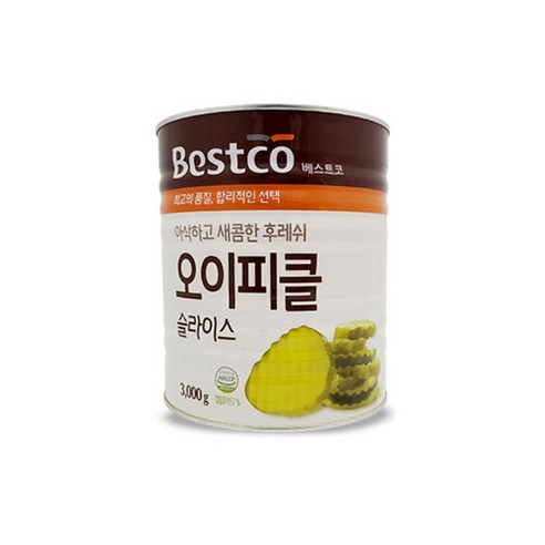 일회용피클 베스트코 오이피클 슬라이스, 3kg, 1개 Best Top5 일회용피클 베스트코 오이피클 슬라이스, 3kg, 1개 Best Top5