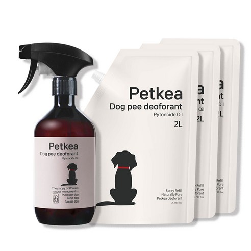 펫케아 강아지탈취제 피톤치드 천연 스프레이 반려견 오줌냄새 제거, 1개, 6L