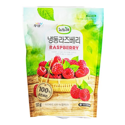 뉴뜨레 냉동 라즈베리 500g, 1개