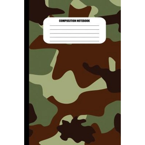 (영문도서) Composition Notebook: Camouflage (Brown and Green) (100 Pages College Ruled) Paperback, Independently Published, English, 9781718142879
