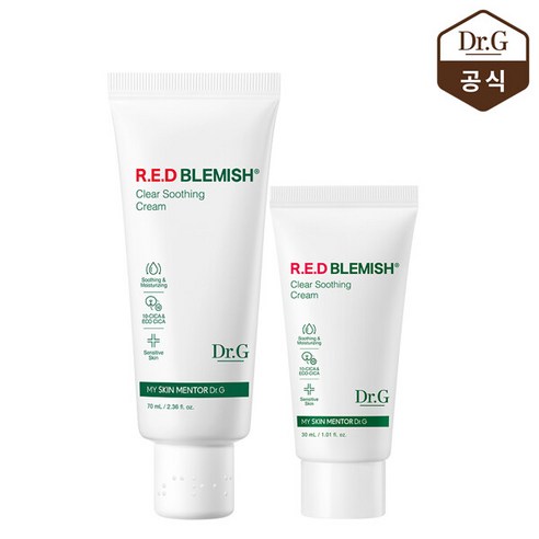 닥터지 레드 블레미쉬 클리어 수딩크림 70ml 튜브형 Best Top5 닥터지 레드 블레미쉬 클리어 수딩크림 70ml 튜브형 Best Top5