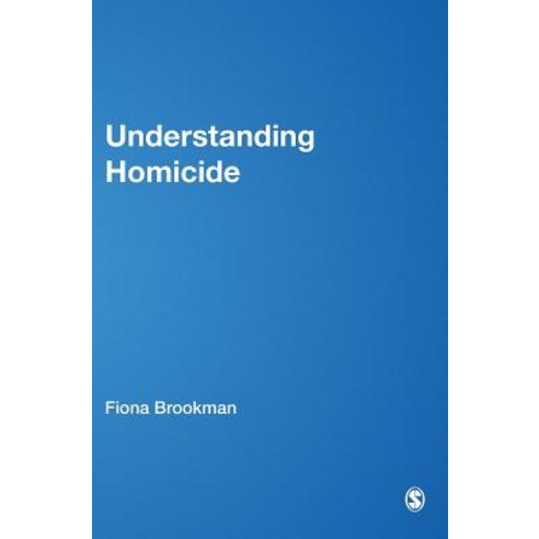 Understanding Homicide Hardcover, Sage Publications Ltd, English, 9780761947547