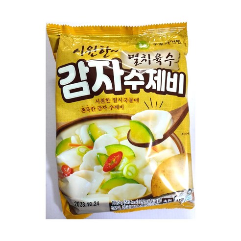 이가자연면 감자수제비 184gx6개 멸치육수 코스트코, 5팩